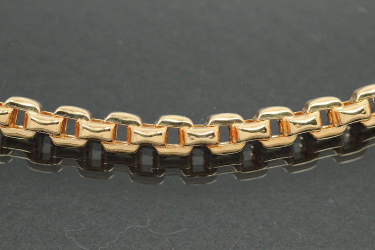 aLEm Caribbian chain 750/-gold with turnable trigger clasp