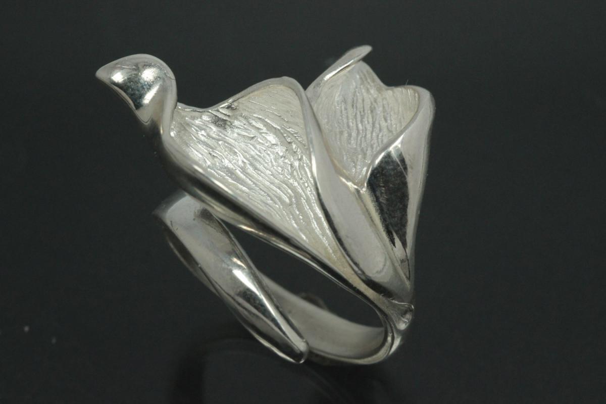 aLEm Ring Blossoms Calla by alain LE mondial 925/- Silver