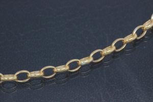 aLEm Necklace Infinity hammered 925/- Silver gold plated