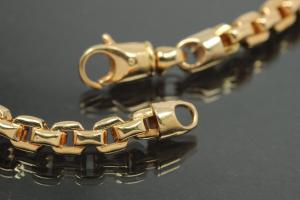 aLEm Caribbian chain 750/-gold with turnable trigger clasp