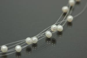 aLEm white Freshwater Pearl Necklace 