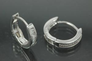 Hoops 925/- Silver rhodium plated approx size AØ12,2mm, IØ9,0mm, MS1,6mm, wide 2,7mm
